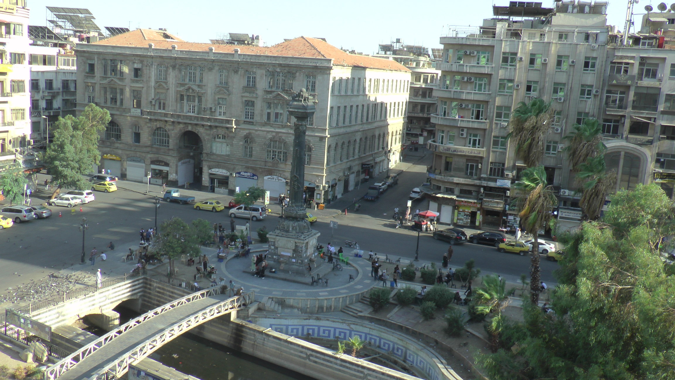 Damascus skyline and architecture